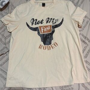 Cream Graphic T-Shirt